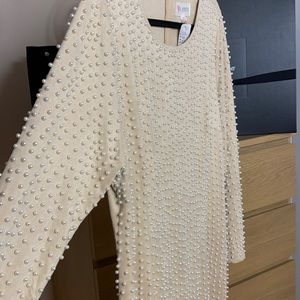 Pearled Out Bodycon Dress